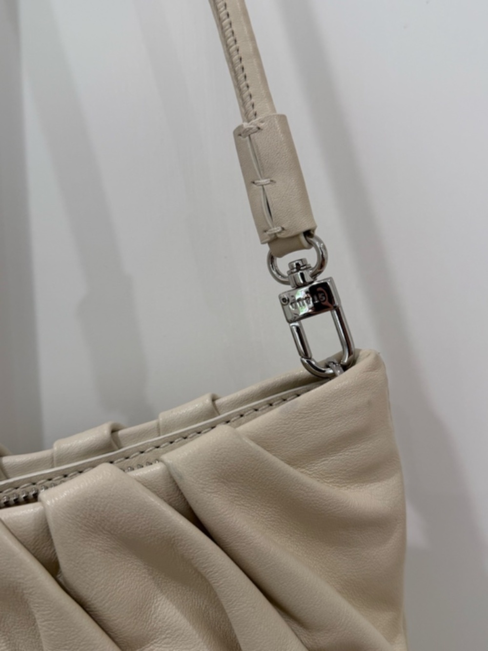 STAUD Bean Large Convertible Hobo Bag, Cream - GUC - Picture 7 of 8